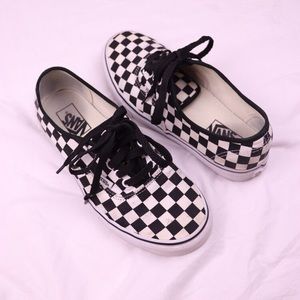 Checkered vans